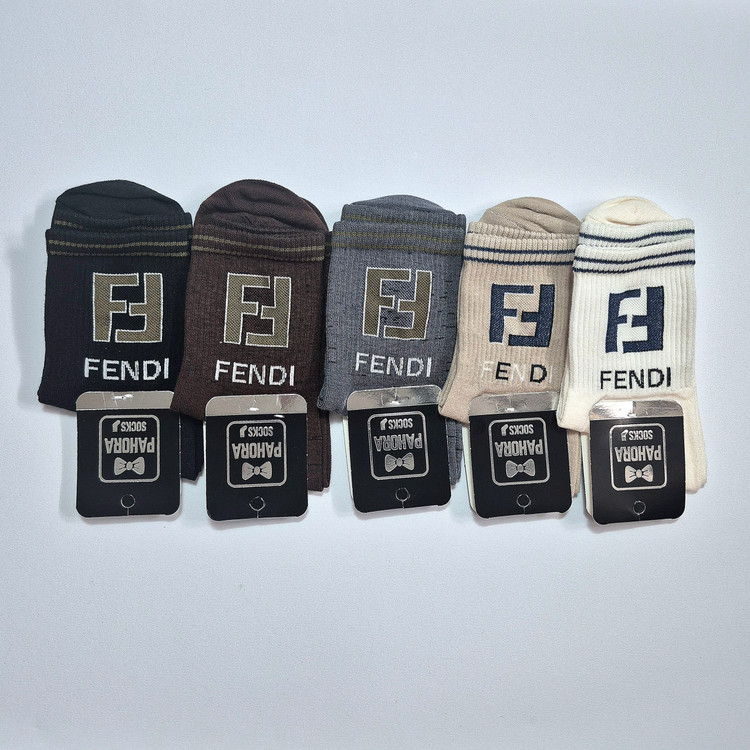 جوراب ساقدار اسپرت طرح FENDI
