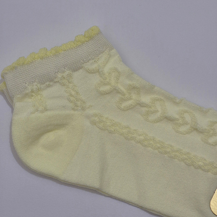 جوراب مچی دخترانه لب کنگره ای