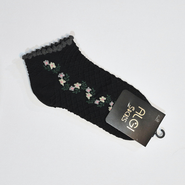 جوراب مچی اسپرت طرح برجسته لب کنگره ای