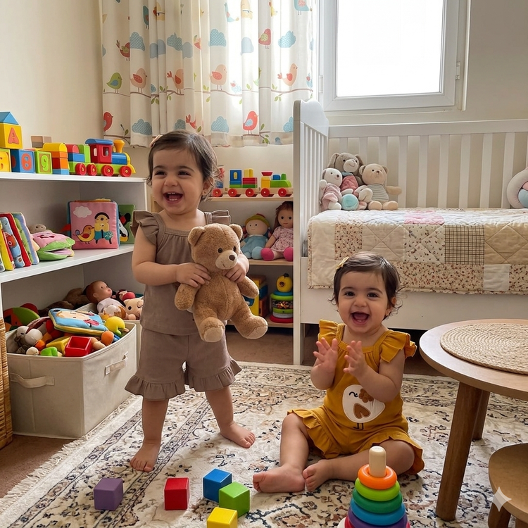 تاپ و شلوارک نوزادی کبریتی طرح جوجه